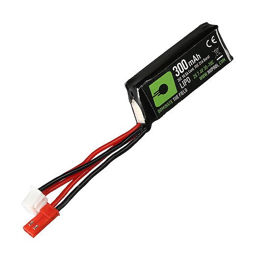 Nuprol Power Series LiPo Akku 7,4V 300mAh 35C / 70C f. Airsoftmodelle mit HPA-Systeme Bild 2