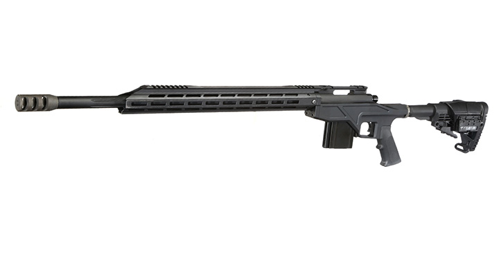 King Arms TWS M700 LOCK CNC Gas Bolt Action Snipergewehr 6mm BB schwarz