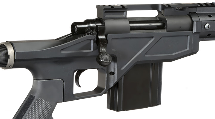 King Arms TWS M700 LOCK CNC Gas Bolt Action Snipergewehr 6mm BB schwarz Bild 7
