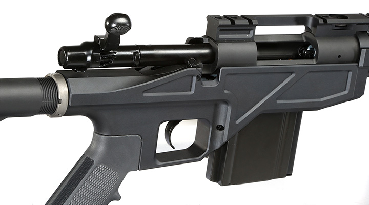 King Arms TWS M700 LOCK CNC Gas Bolt Action Snipergewehr 6mm BB schwarz Bild 8