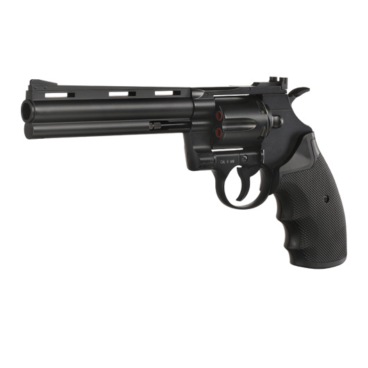 KWC .357 Python 6 Zoll Revolver Vollmetall CO2 6mm BB schwarz