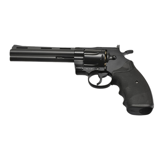 KWC .357 Python 6 Zoll Revolver Vollmetall CO2 6mm BB schwarz Bild 4