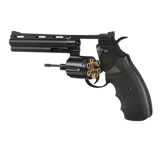 KWC .357 Python 6 Zoll Revolver Vollmetall CO2 6mm BB schwarz Bild 5