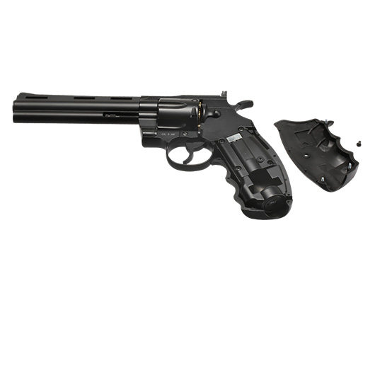 KWC .357 Python 6 Zoll Revolver Vollmetall CO2 6mm BB schwarz Bild 7