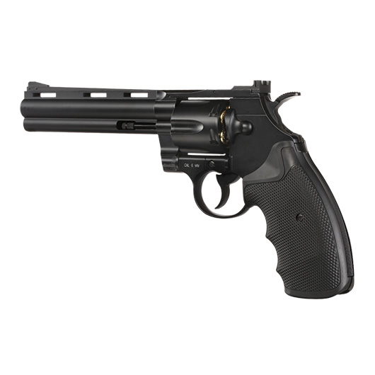 KWC .357 Python 6 Zoll Revolver Vollmetall CO2 6mm BB schwarz Bild 8