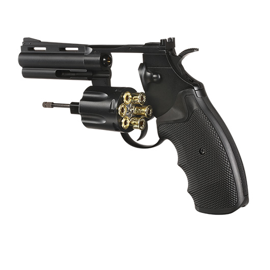 KWC .357 Python 4 Zoll Revolver Vollmetall CO2 6mm BB schwarz Bild 5