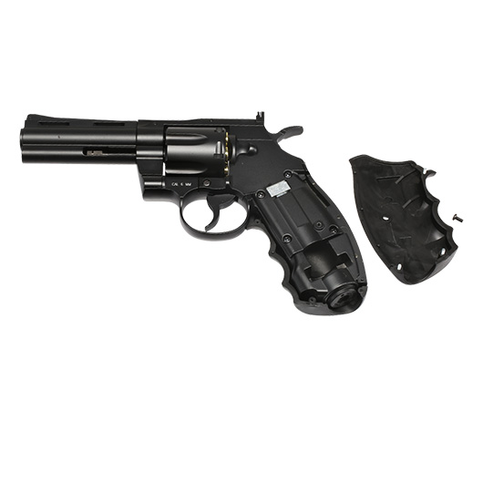 KWC .357 Python 4 Zoll Revolver Vollmetall CO2 6mm BB schwarz Bild 7