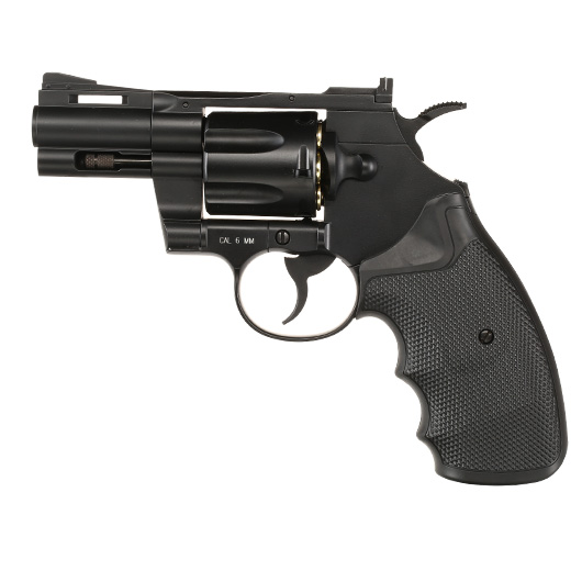 KWC .357 Python 2.5 Zoll Revolver Vollmetall CO2 6mm BB schwarz Bild 1