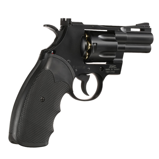 KWC .357 Python 2.5 Zoll Revolver Vollmetall CO2 6mm BB schwarz Bild 3