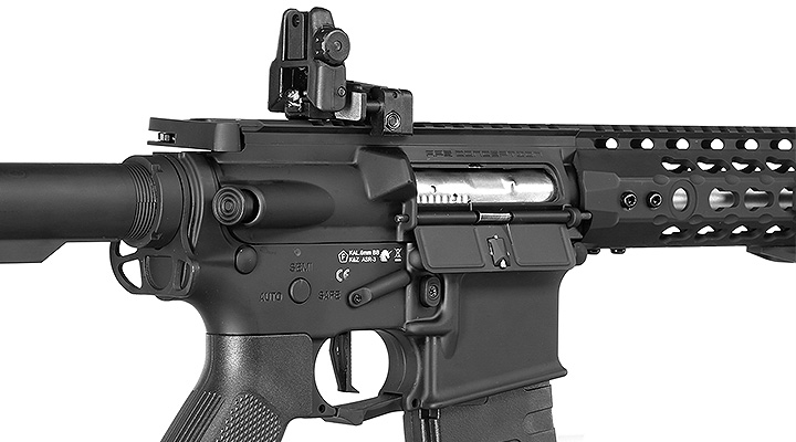 APS M4 10 Zoll KeyMod Spyder ASR-Series Vollmetall eSilver Edge SDU-MosFet 2.0 S-AEG 6mm BB schwarz Bild 8