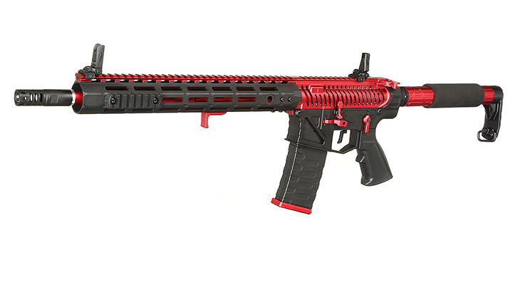 APS Ghost Patrol Phantom Rifle Vollmetall SDU-MosFet 2.0 S-AEG 6mm BB rot