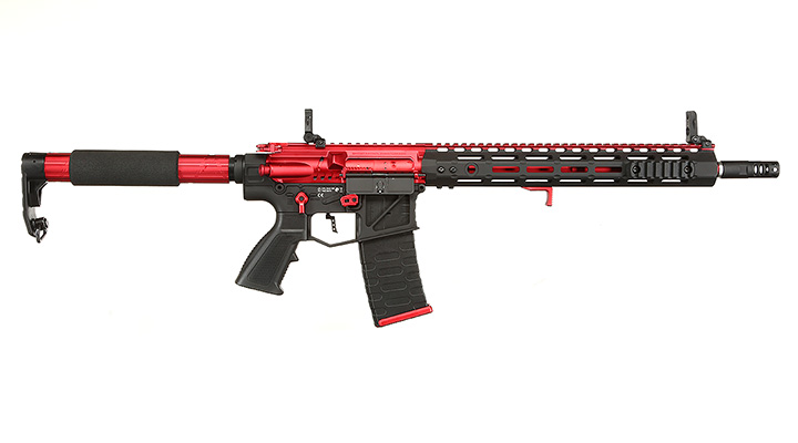 APS Ghost Patrol Phantom Rifle Vollmetall SDU-MosFet 2.0 S-AEG 6mm BB rot Bild 2