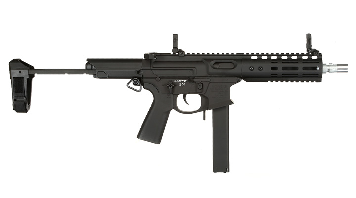 APS / EMG Noveske Space Invader 9mm Gen. 4 eSilver Edge SDU-MosFet 2.0 Vollmetall S-AEG 6mm BB schwarz Bild 2