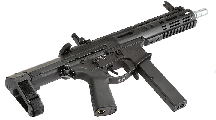 APS / EMG Noveske Space Invader 9mm Gen. 4 eSilver Edge SDU-MosFet 2.0 Vollmetall S-AEG 6mm BB schwarz Bild 4