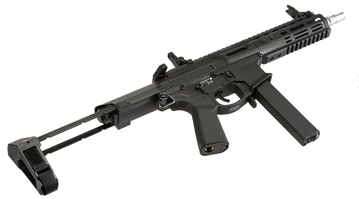 APS / EMG Noveske Space Invader 9mm Gen. 4 eSilver Edge SDU-MosFet 2.0 Vollmetall S-AEG 6mm BB schwarz Bild 5