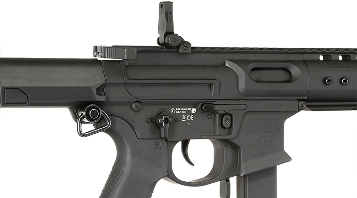 APS / EMG Noveske Space Invader 9mm Gen. 4 eSilver Edge SDU-MosFet 2.0 Vollmetall S-AEG 6mm BB schwarz Bild 8