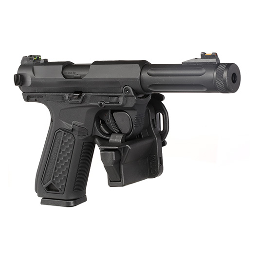 CTM Speed Draw Tactical Holster f. VFC Glock / AAC AAP-01 Pistolen Serie rechts schwarz Bild 10