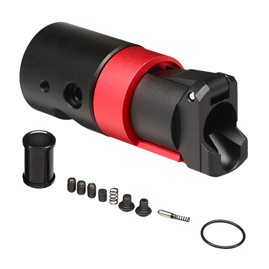 TTI Airsoft CNC Aluminium Hop-Up Chamber f. Wei-ETech Galaxy G GBB Serie schwarz