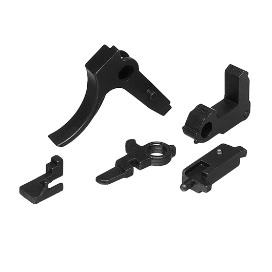 RA-Tech CNC Stahl Trigger Set f. Wei-ETech M4 / M16 Open Bolt GBB Serie