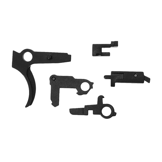 RA-Tech CNC Stahl Trigger Set f. Wei-ETech M4 / M16 Open Bolt GBB Serie Bild 2