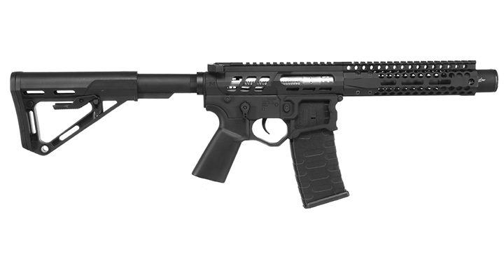 APS / EMG F-1 Firearms UDR-15 3G PDW eSilver Edge SDU-MosFet 2.0 Vollmetall S-AEG 6mm BB schwarz Bild 2