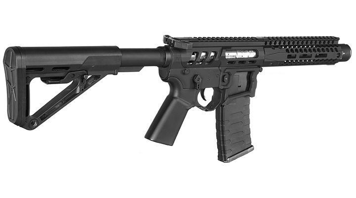 APS / EMG F-1 Firearms UDR-15 3G PDW eSilver Edge SDU-MosFet 2.0 Vollmetall S-AEG 6mm BB schwarz Bild 3