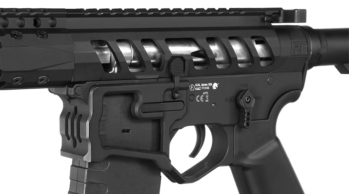 APS / EMG F-1 Firearms UDR-15 3G PDW eSilver Edge SDU-MosFet 2.0 Vollmetall S-AEG 6mm BB schwarz Bild 7