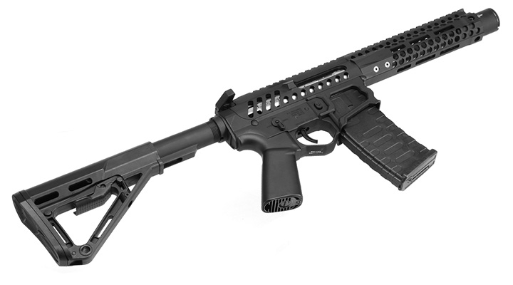 APS / EMG F-1 Firearms BDR-15 3G PDW eSilver Edge SDU-MosFet 2.0 Vollmetall S-AEG 6mm BB schwarz Bild 5