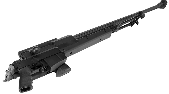 Cybergun / S&T PGM Mini-Hecate .338 Vollmetall Gas Bolt Action Snipergewehr 6mm BB schwarz Bild 5