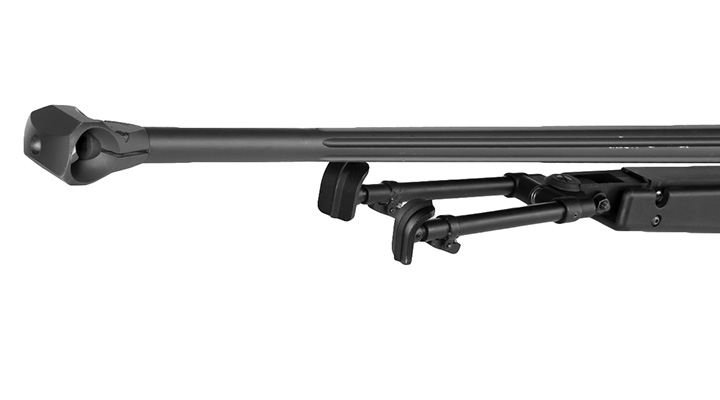 Cybergun / S&T PGM Mini-Hecate .338 Vollmetall Gas Bolt Action Snipergewehr 6mm BB schwarz Bild 6