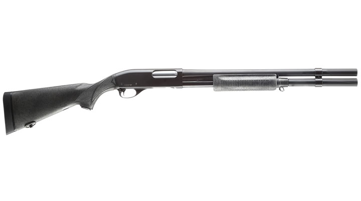 Maruzen M870 Extension Custom Pump Action Gas Shotgun mit Hlsenauswurf 6mm BB schwarz Bild 2