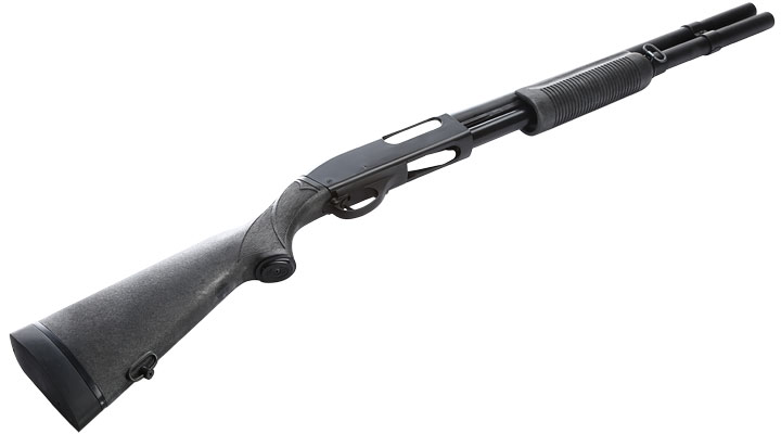 Maruzen M870 Extension Custom Pump Action Gas Shotgun mit Hlsenauswurf 6mm BB schwarz Bild 4