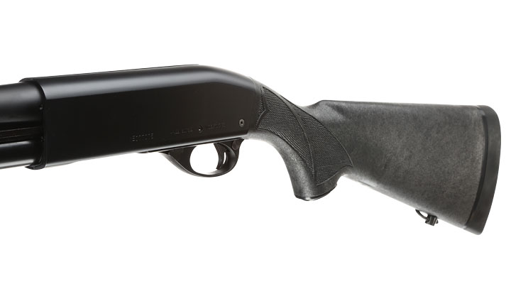 Maruzen M870 Extension Custom Pump Action Gas Shotgun mit Hlsenauswurf 6mm BB schwarz Bild 7