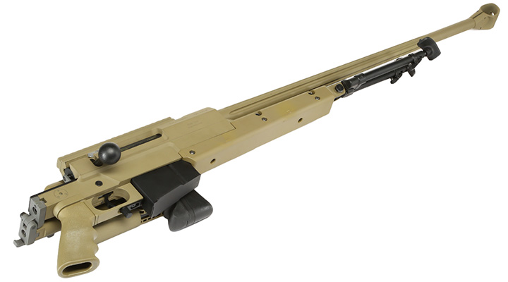 Cybergun / S&T PGM Mini-Hecate .338 Vollmetall Gas Bolt Action Snipergewehr 6mm BB Tan Bild 5