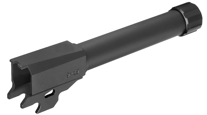 C&C Tac CNC Aluminium Outer Barrel mit Silencer Gewinde 11mm+ / 14mm- f. VFC P320-M18 GBB Serie Bild 1