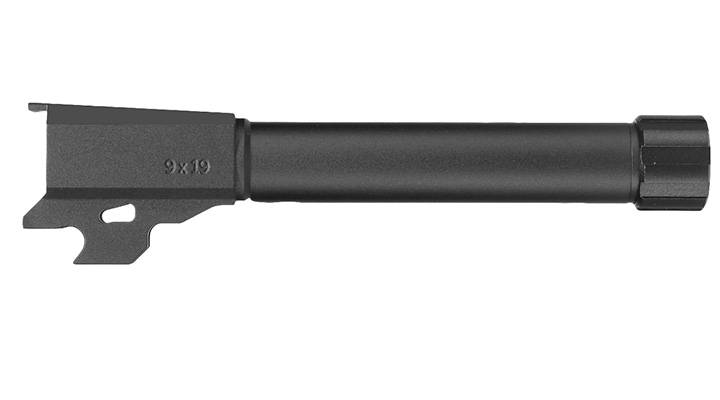 C&C Tac CNC Aluminium Outer Barrel mit Silencer Gewinde 11mm+ / 14mm- f. VFC P320-M18 GBB Serie Bild 3