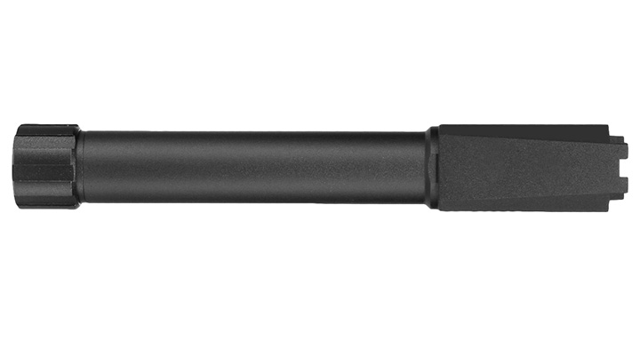 C&C Tac CNC Aluminium Outer Barrel mit Silencer Gewinde 11mm+ / 14mm- f. VFC P320-M18 GBB Serie Bild 4