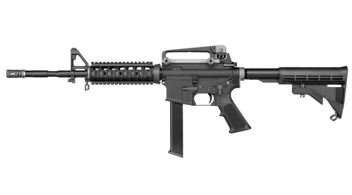 Wei-ETech M4A1 RIS PCC Carbine Vollmetall AWSS OB GBB 6mm BB schwarz Bild 1