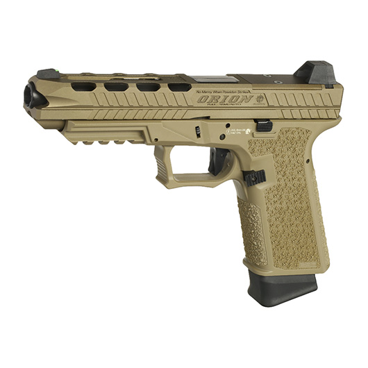 Poseidon Orion No. 3 Combat mit Metallschlitten GBB 6mm BB Tan