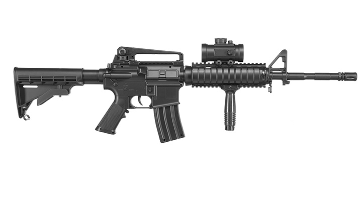 airmaX M4 Sport Series Komplettset Airsoft AEG 6mm BB schwarz Bild 2