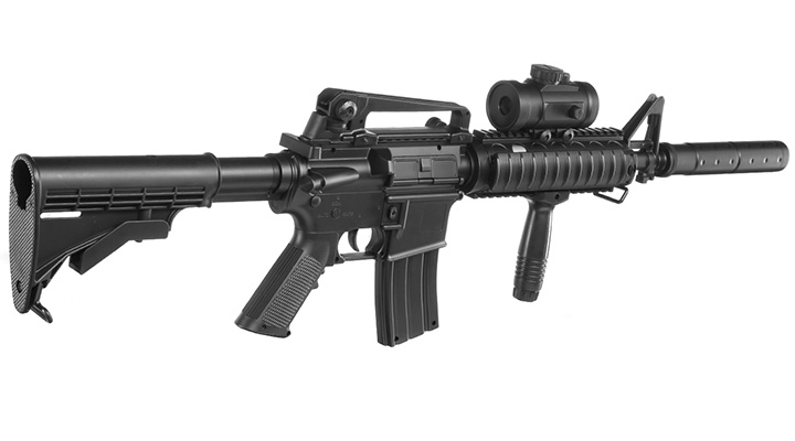 airmaX M4 Sport Series Komplettset Airsoft AEG 6mm BB schwarz Bild 3