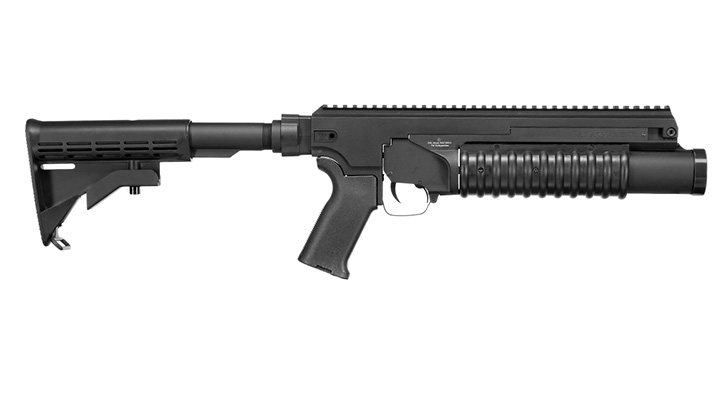 6mmProShop M203 40mm Granatwerfer Polymer Standalone-Version Short-Type schwarz Bild 3