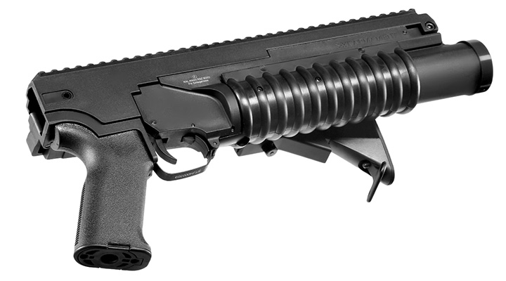 6mmProShop M203 40mm Granatwerfer Polymer Standalone-Version Short-Type schwarz Bild 4