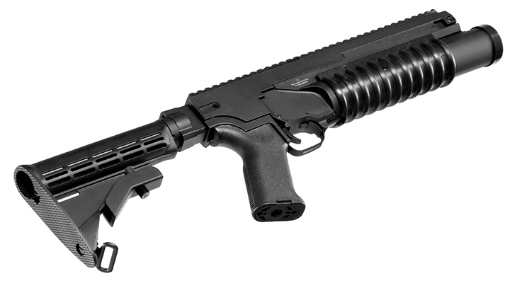 6mmProShop M203 40mm Granatwerfer Polymer Standalone-Version Short-Type schwarz Bild 5