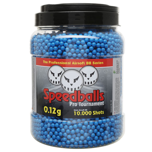 Speedballs Pro Tournament BBs 0,12g 10.000er Container Airsoftkugeln blau Bild 1