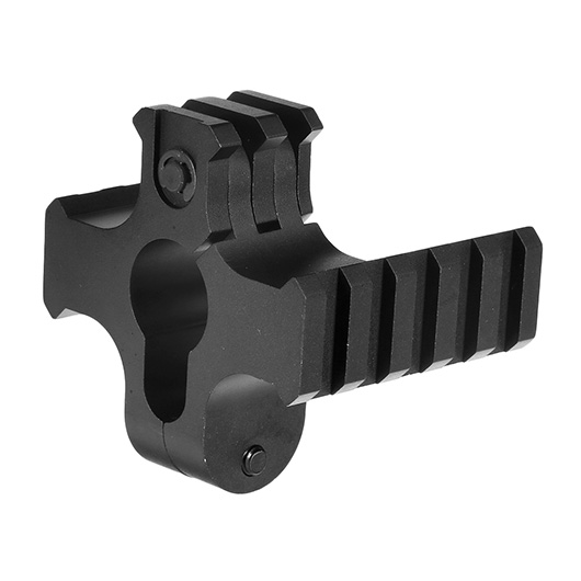 G&G 21mm Tri-Rail Aluminium Universal Laufhalterung schwarz Bild 1