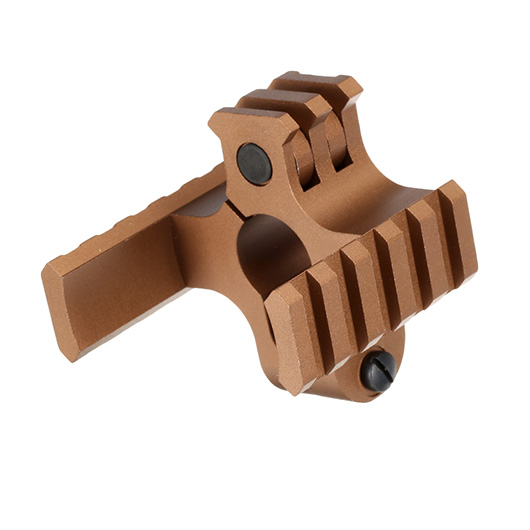 G&G 21mm Tri-Rail Aluminium Universal Laufhalterung bronze