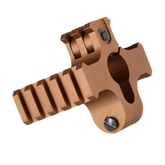 G&G 21mm Tri-Rail Aluminium Universal Laufhalterung bronze Bild 3