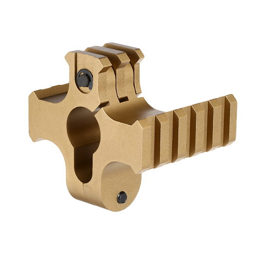 G&G 21mm Tri-Rail Aluminium Universal Laufhalterung Desert Tan Bild 1