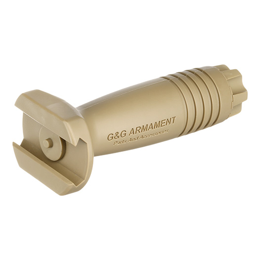 G&G Vertical Frontgriff Long-Type ABS-Version fr 20 - 22mm Schienen Desert Tan Bild 4